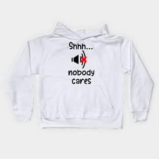 Irony No Interesting Sarcasm Fun Kids Hoodie